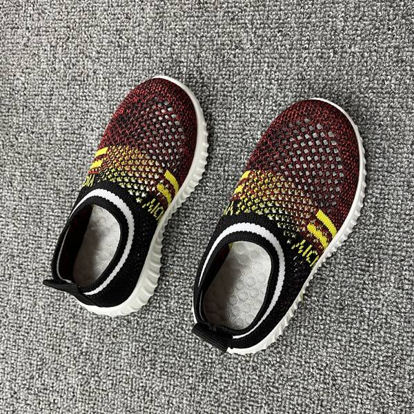 

Boys Mesh Panel Slip-on Sneakers, Burgundy