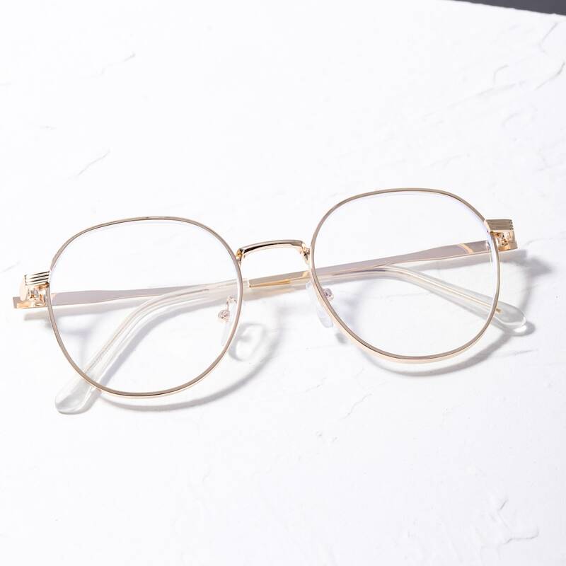 

Guys Metal Frame Eyeglasses, Gold