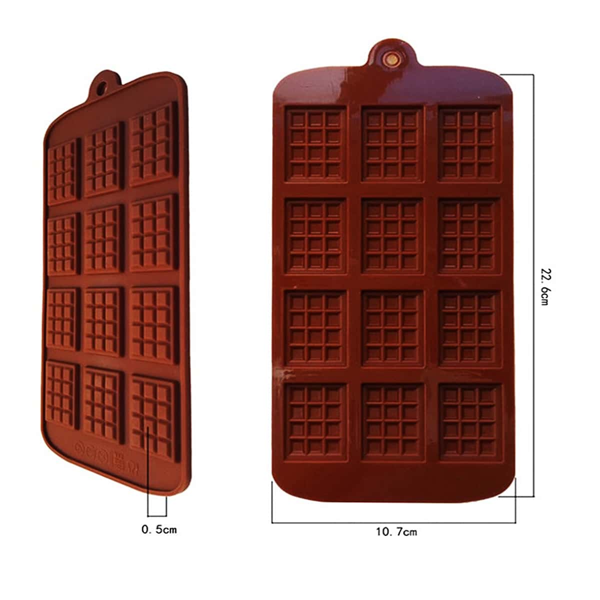 

Chocolate Silicone Mold, Coffee brown
