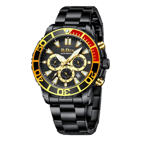 

Men Triple Dial Date Quartz Watch