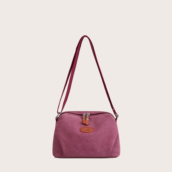 

Canvas Crossbody Bag, Rusty rose