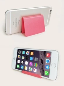 Plain Desktop Phone Holder - Red - View 1