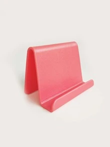 Plain Desktop Phone Holder - Red - View 3