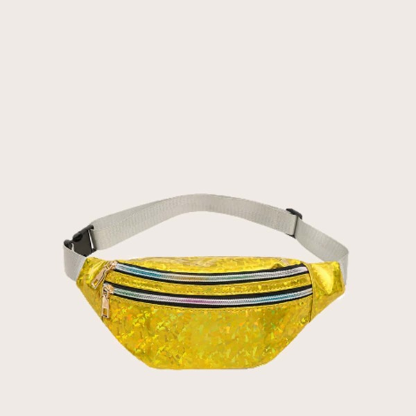 

Kids Holographic Fanny Pack, Yellow