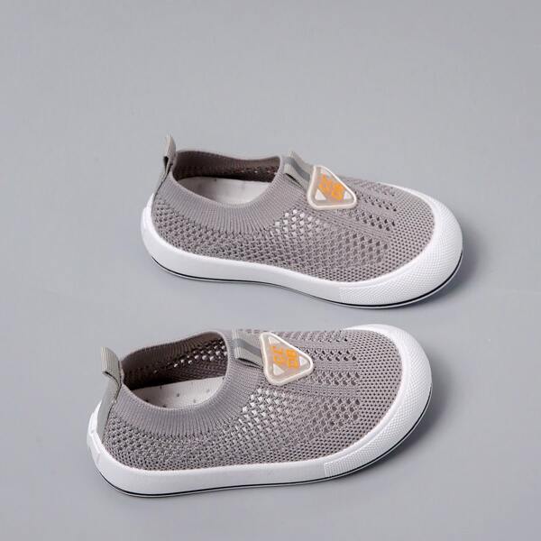 

Toddler Boys Hollow Out Knit Sneakers, Grey