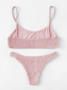 Bikini trơn cho chuyến đi biển mùa hè - Màu Hồng baby - Xem 2