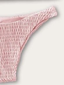 Bikini trơn cho chuyến đi biển mùa hè - Màu Hồng baby - Xem 5