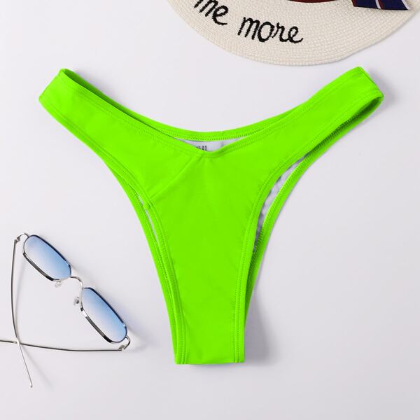 

Neon Green High Cut Bikini Panty
