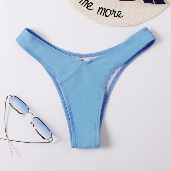 

High Cut Bikini Panty, Blue