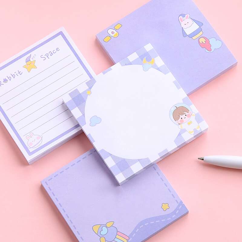 

1pc Cartoon Graphic Random Sticky Note, Multicolor