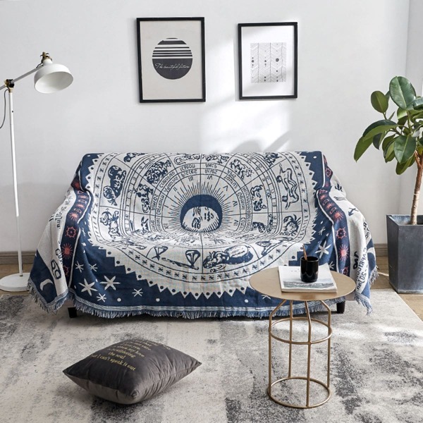 

Constellation Print Sofa Towel, Multicolor