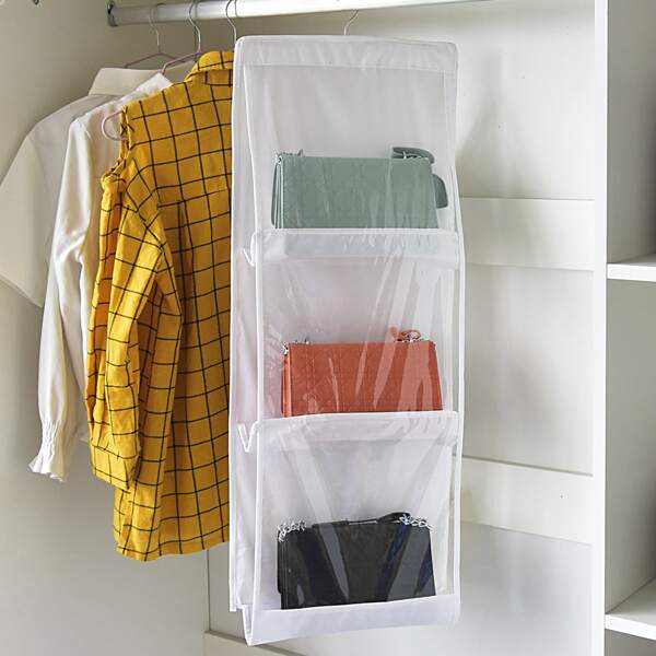 

1pc Double-sided Bag Storage Bag, White