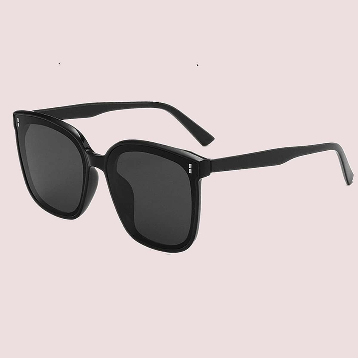 

Square Frame Sunglasses, Black