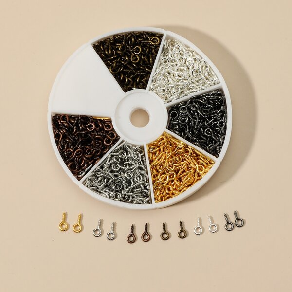 

1box Sheep Eye Screw, Multicolor