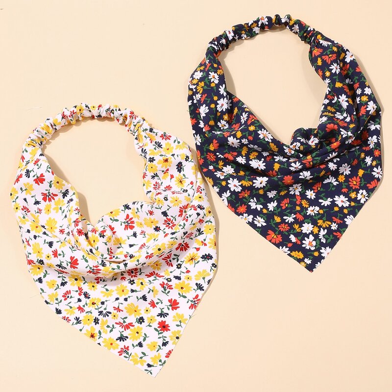 

2pcs Ditsy Floral Kerchief, Multicolor