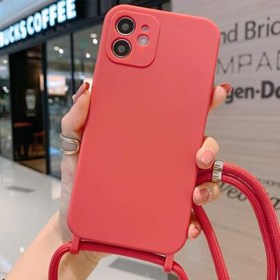 Silicone Phone Case With Lanyard