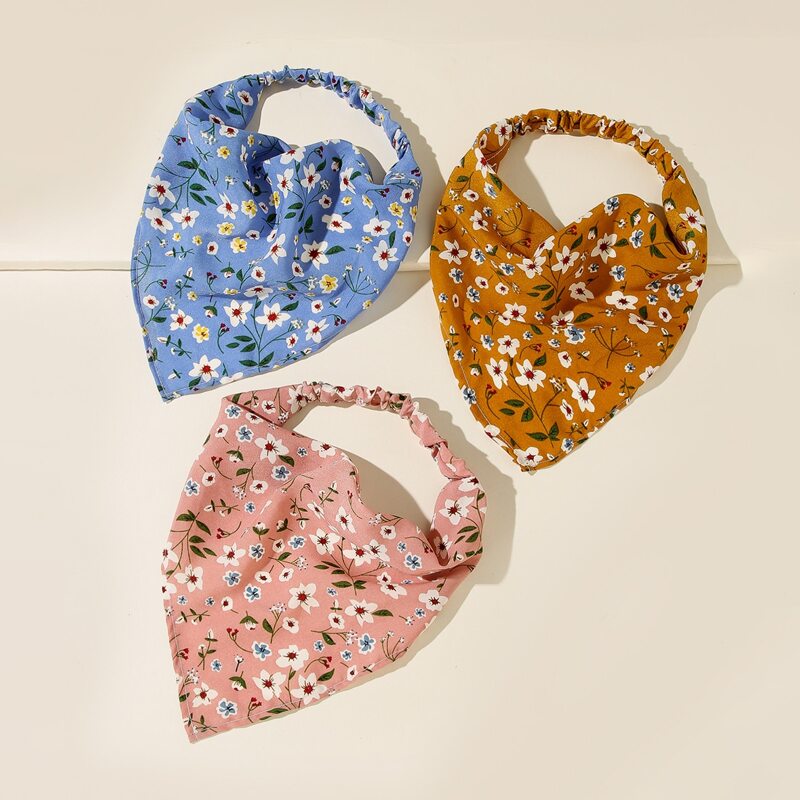 

3pcs Ditsy Floral Kerchief, Multicolor