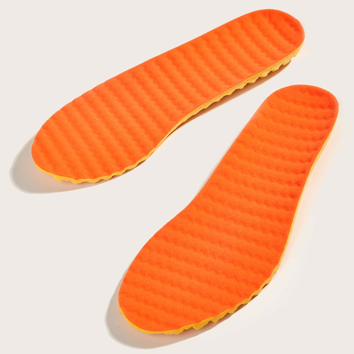 

1pair Shock-absorbing Soft Insole, Orange