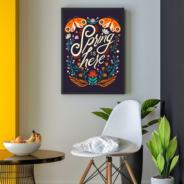 

Plant Print Unframed Painting, Multicolor