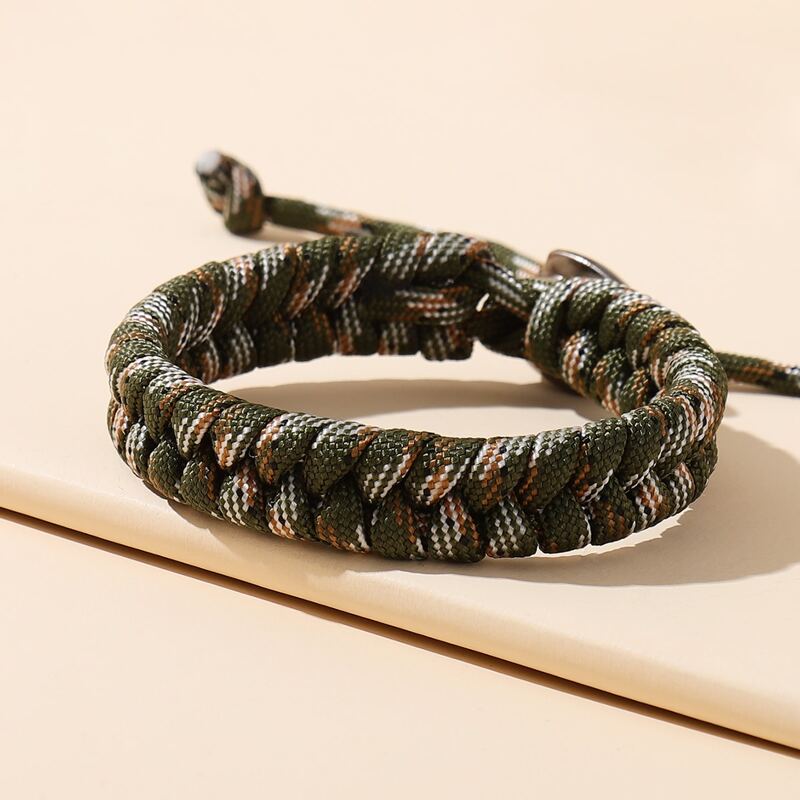 

Guys Braided Bracelet, Green