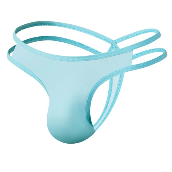 

Men Cut Put Solid Brief, Baby blue