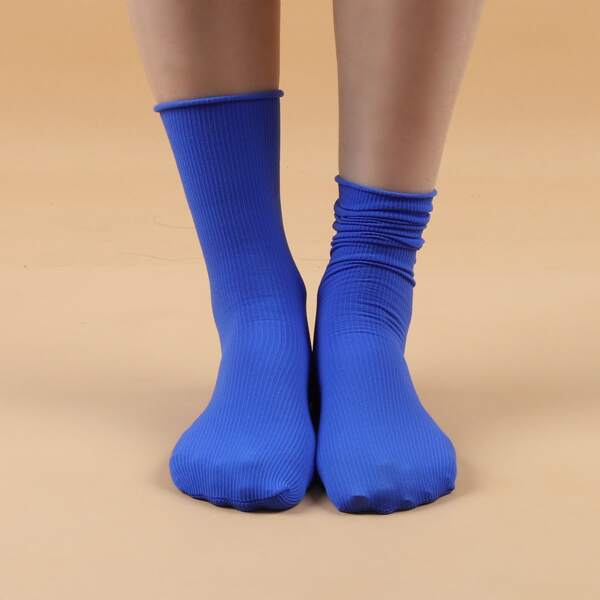 

Solid Crew Socks, Royal blue