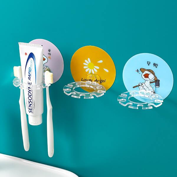 

1pc Cartoon Graphic Random Toothbrush Holder, Multicolor