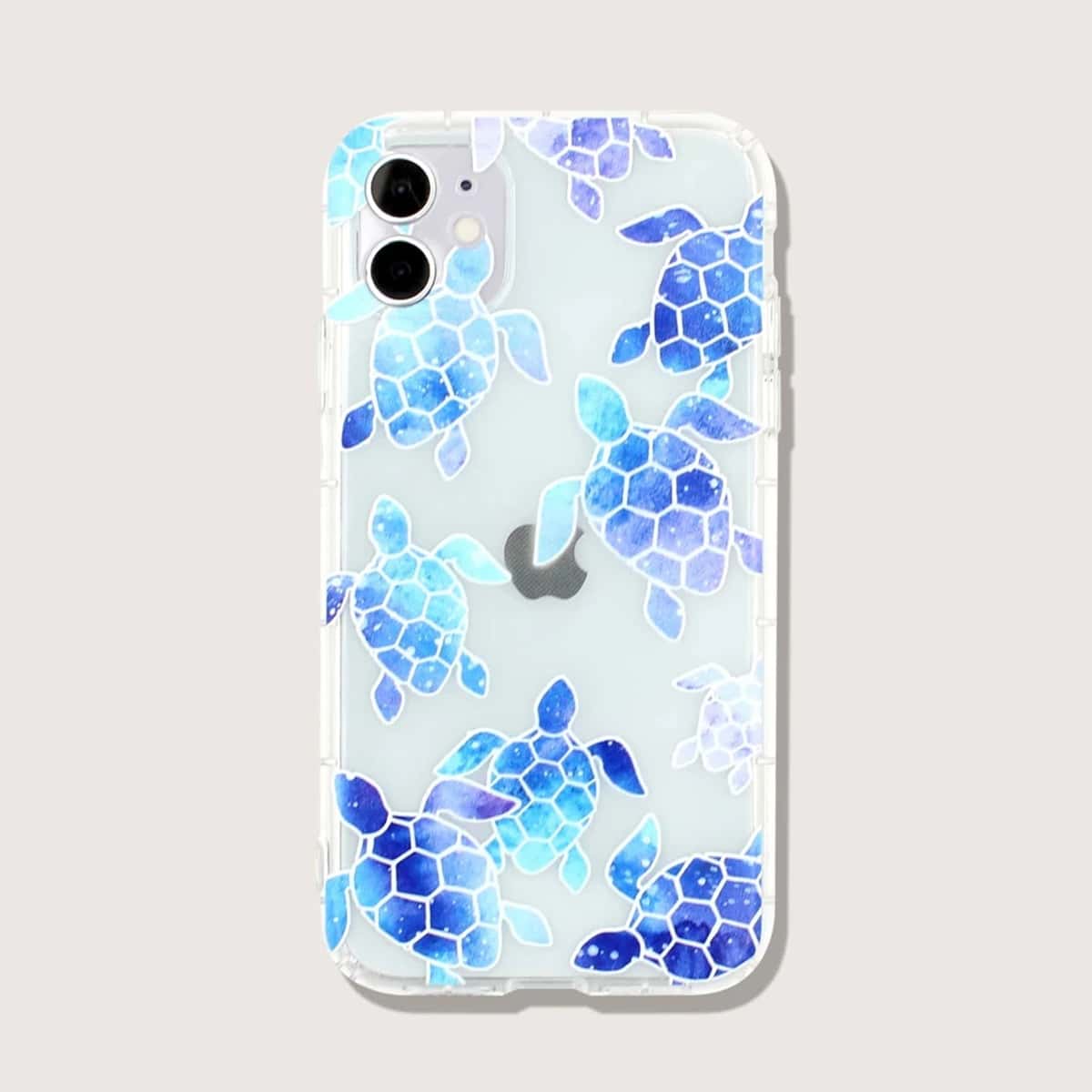 

Tortoise Phone Case, Blue