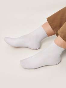 Foot care 矽膠保濕緩解襪，1對高彈性吸收壓力襪，可重複使用蘆薈襪，隔夜SPA襪，女士男士防滑凝膠後跟襪乾性皮膚乾燥腳粗糙皮膚，家庭足部護理，與您最喜歡乳液和麵霜一起使用 - 白色 - 查看 1