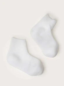 Foot care 矽膠保濕緩解襪，1對高彈性吸收壓力襪，可重複使用蘆薈襪，隔夜SPA襪，女士男士防滑凝膠後跟襪乾性皮膚乾燥腳粗糙皮膚，家庭足部護理，與您最喜歡乳液和麵霜一起使用 - 白色 - 查看 2