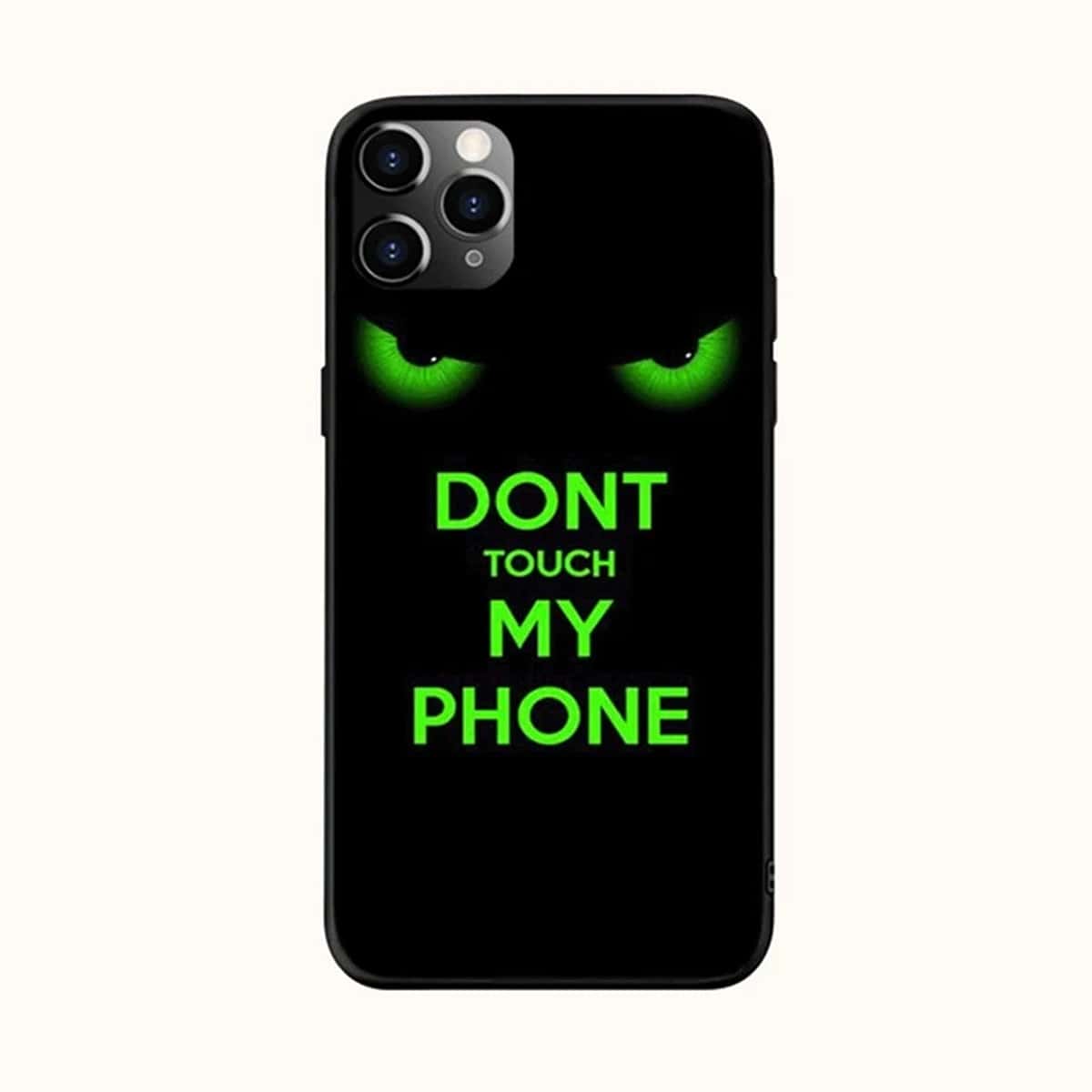 

Letter Phone Case, Black