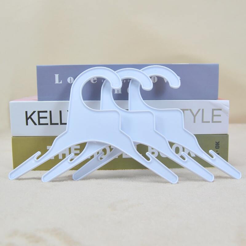 

3pcs Solid Pet Clothes Hanger, White