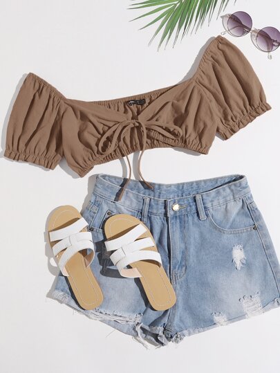 Solid knot front top