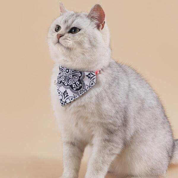 

Graphic Print Pet Bandana, Multicolor