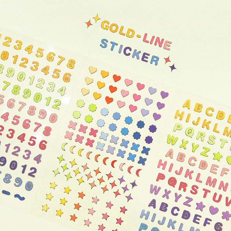 

2sheets Random Pattern Sticker, Multicolor