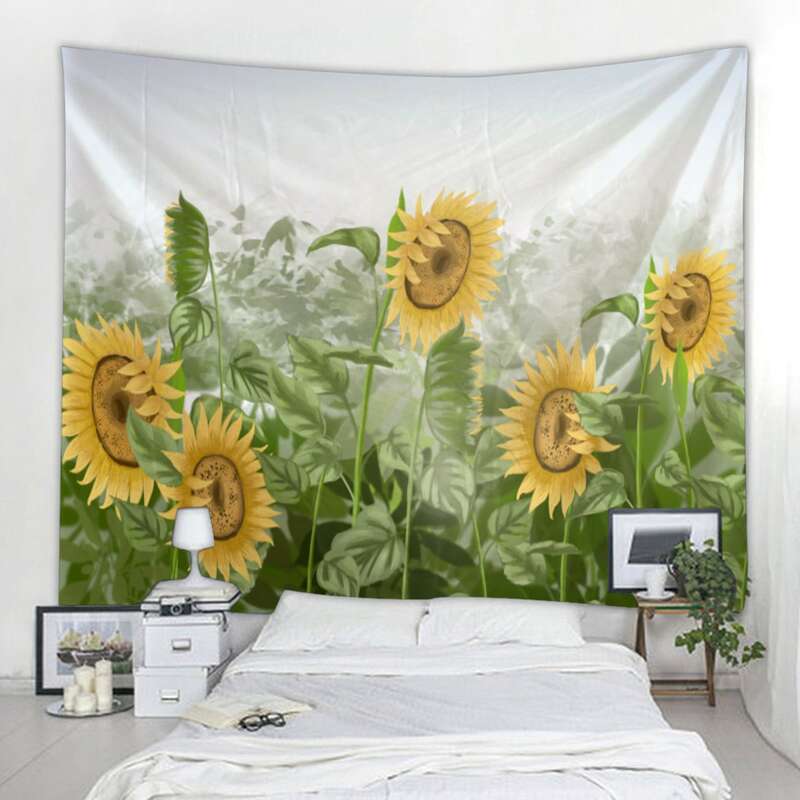 

Sunflower Print Tapestry, Multicolor
