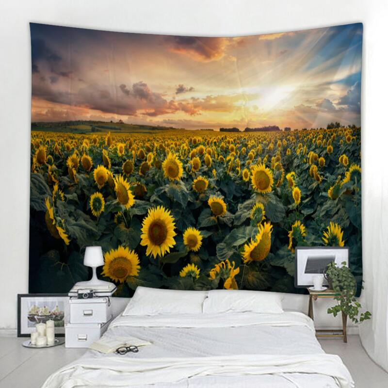 

Sunflower Print Tapestry, Multicolor