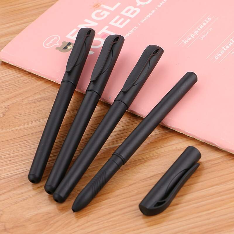 

10pcs Simple Gel Pen, Black