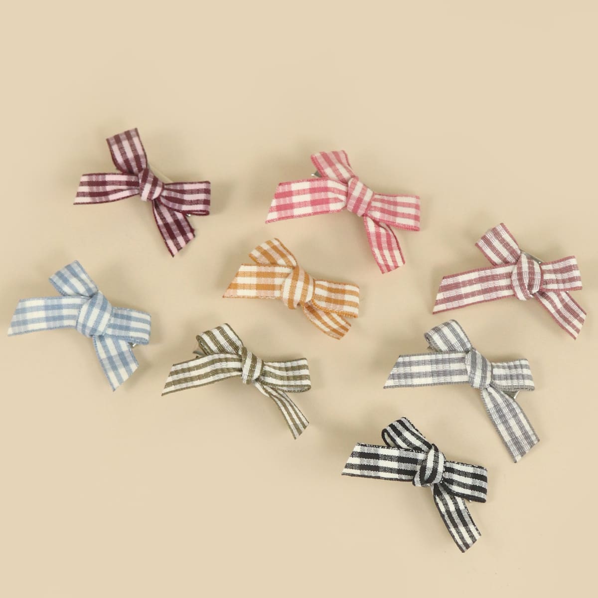 

3pcs Random Color Bow Decor Pet Hair Clip, Multicolor