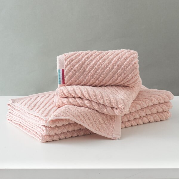 

1pc Solid Color Absorbent Face Towel, Pink