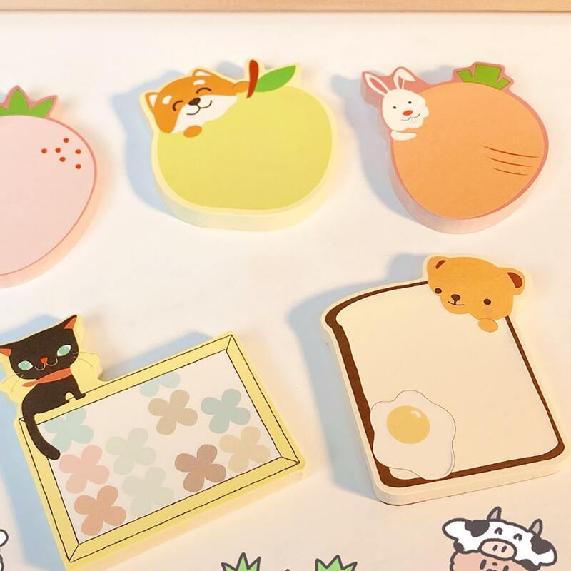 

1pc Random Cartoon Sticky Note, Multicolor