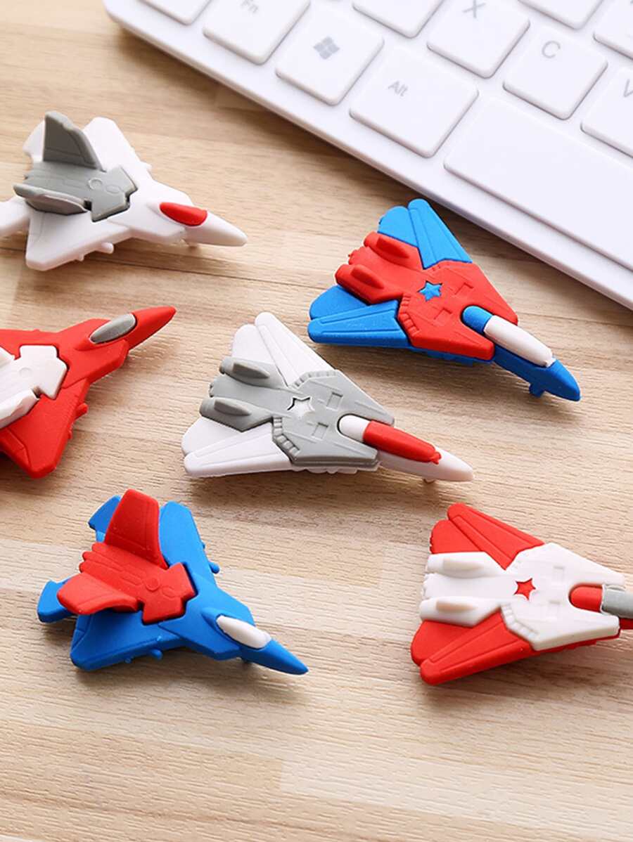 1pc Aircraft Shaped Random Eraser - Multicolor - View 1