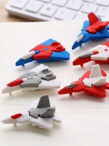 1pc Aircraft Shaped Random Eraser - Multicolor - View 3