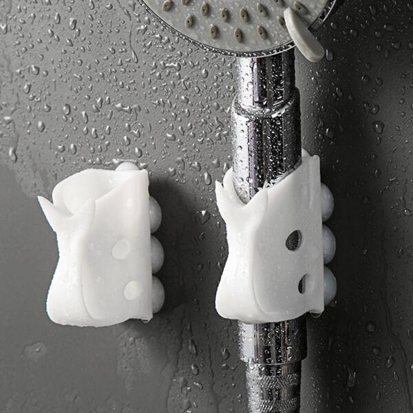 

1pc Multifunction Shower Head Holder, White