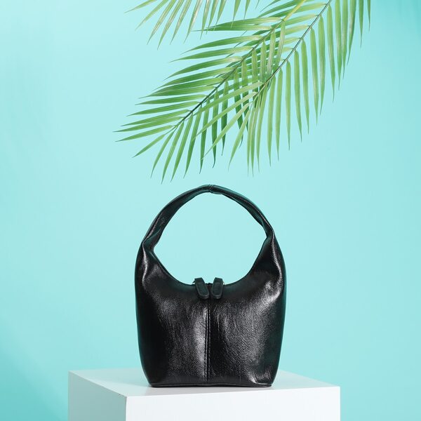 

Minimalist Satchel Bag, Black