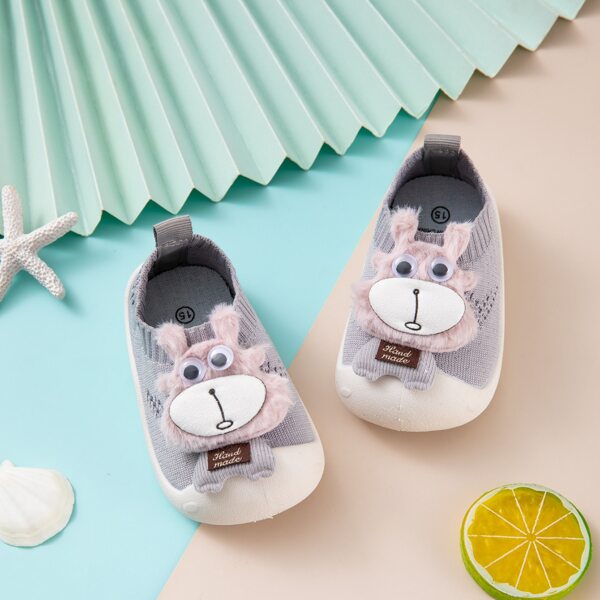

Baby Boy Cartoon Decor Sneakers, Grey