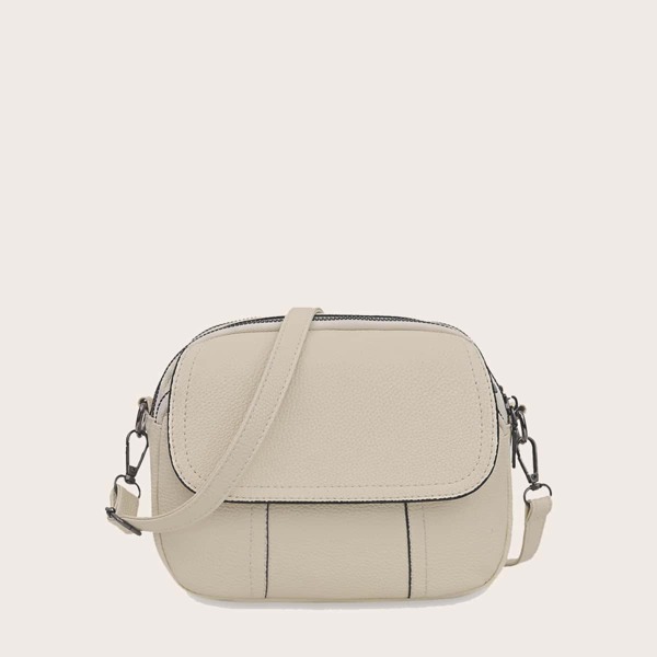 

Minimalist Crossbody Bag, Beige