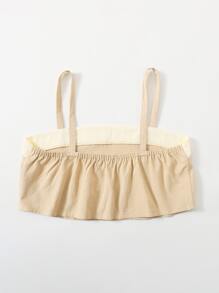 Áo hai dây Khối Màu Giải trí - Màu be - Xem 2