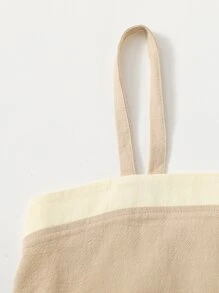 Áo hai dây Khối Màu Giải trí - Màu be - Xem 5