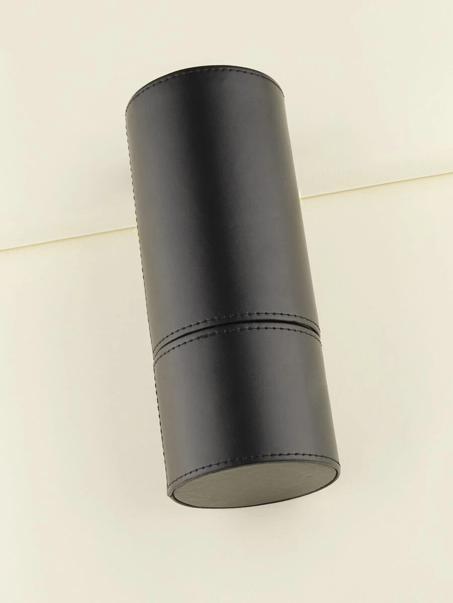 Makeup Brush Storage Box - Black - View 1